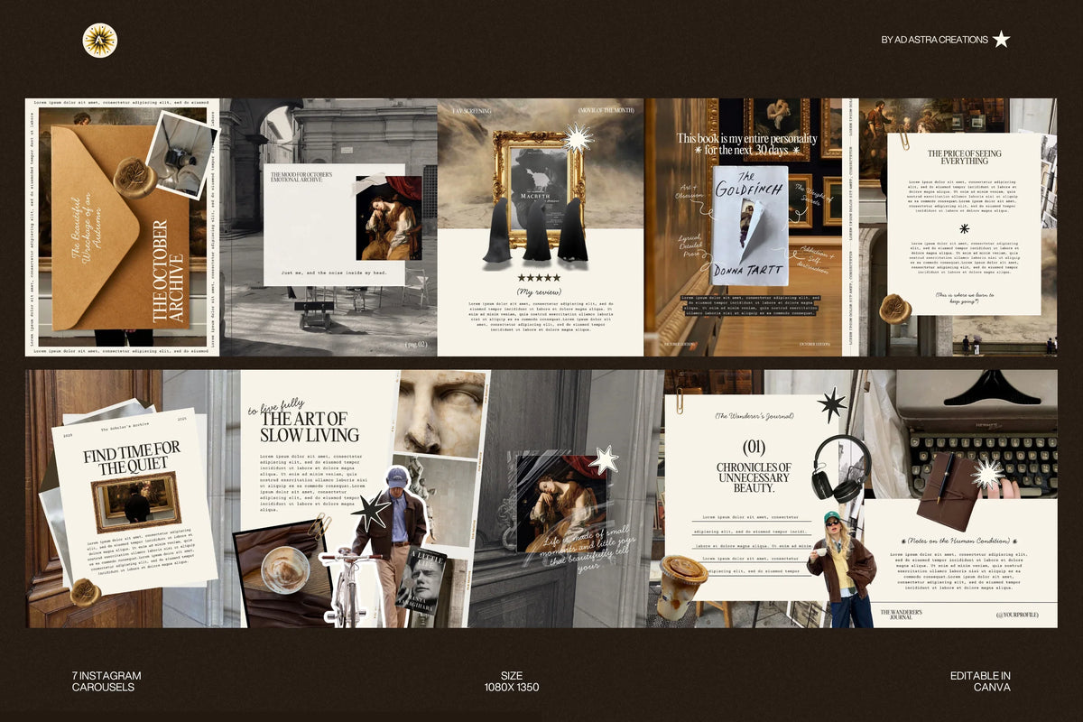 THE JOURNAL VOL.I | Instagram Carousel