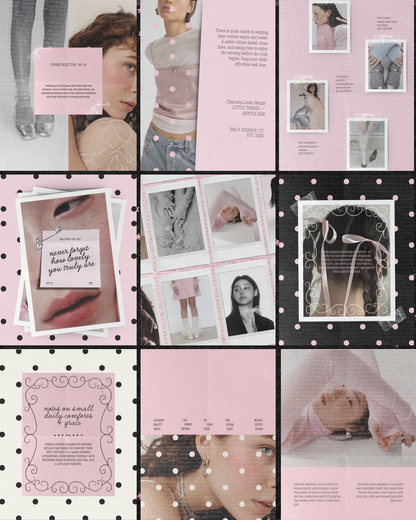 PEONY NOTES | Instagram Post Templates