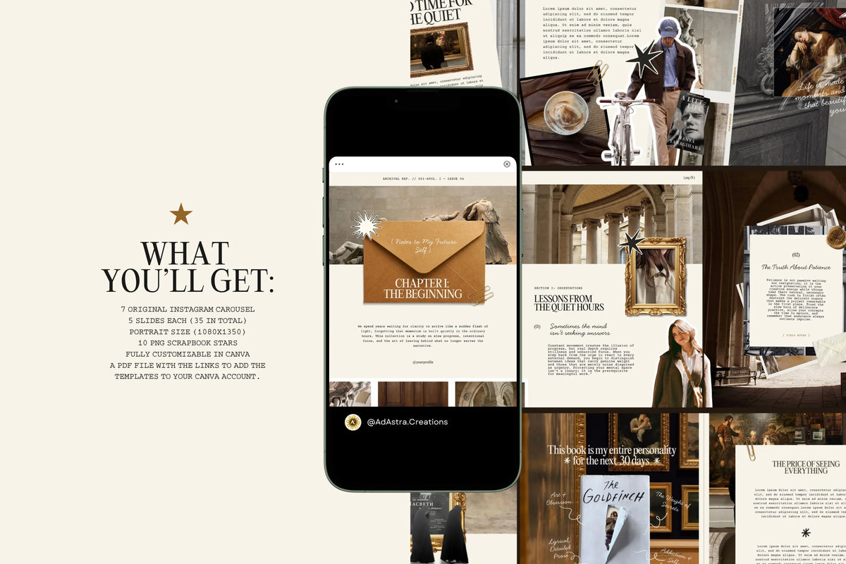 THE JOURNAL VOL.I | Instagram Carousel