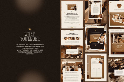 LETTERS & STARS | Instagram Post Templates