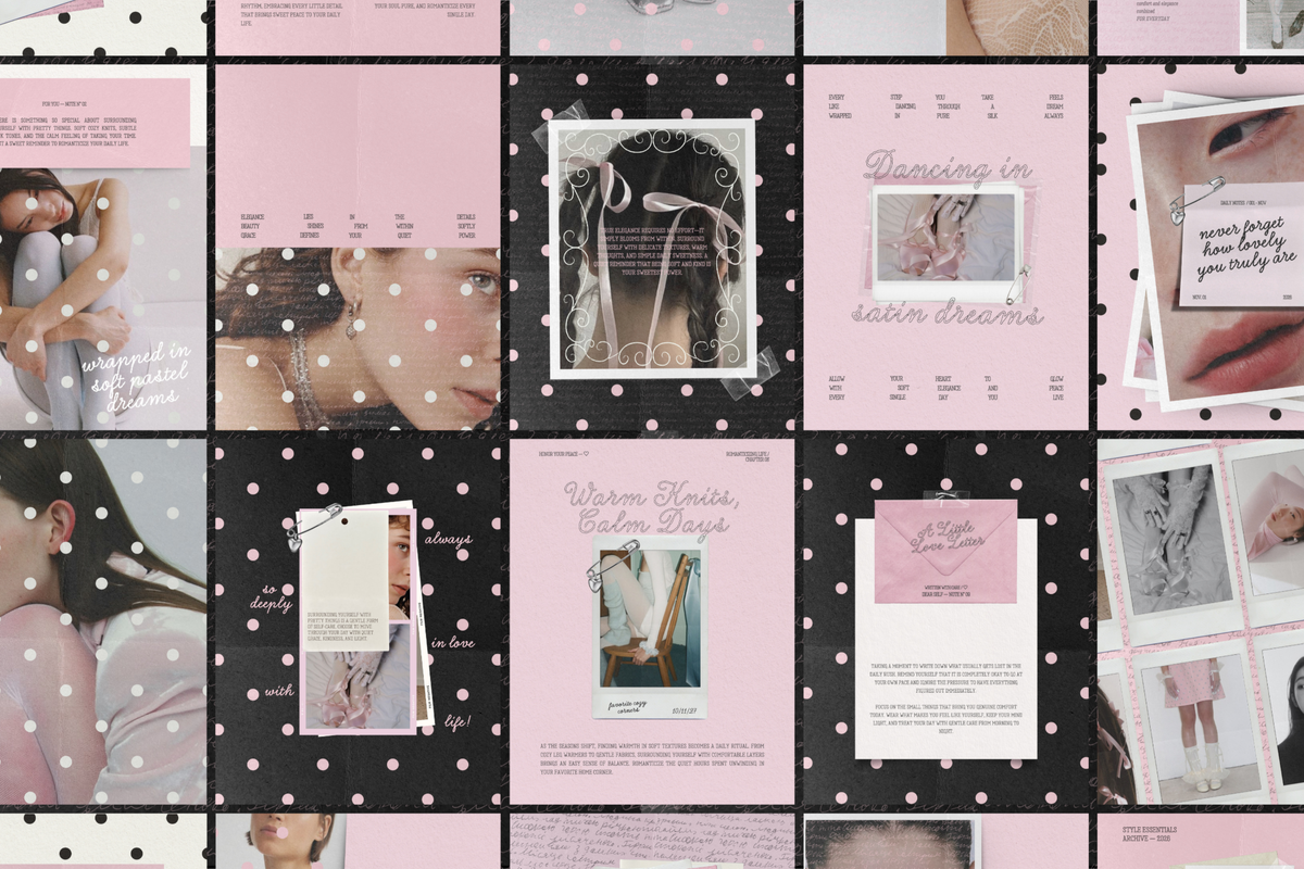 PEONY NOTES | Instagram Post Templates