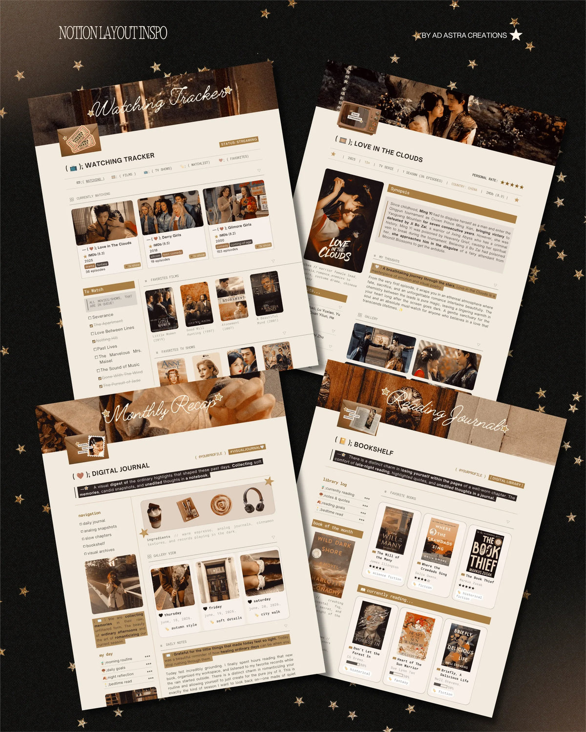 LETTERS & STARS | Instagram Post Templates