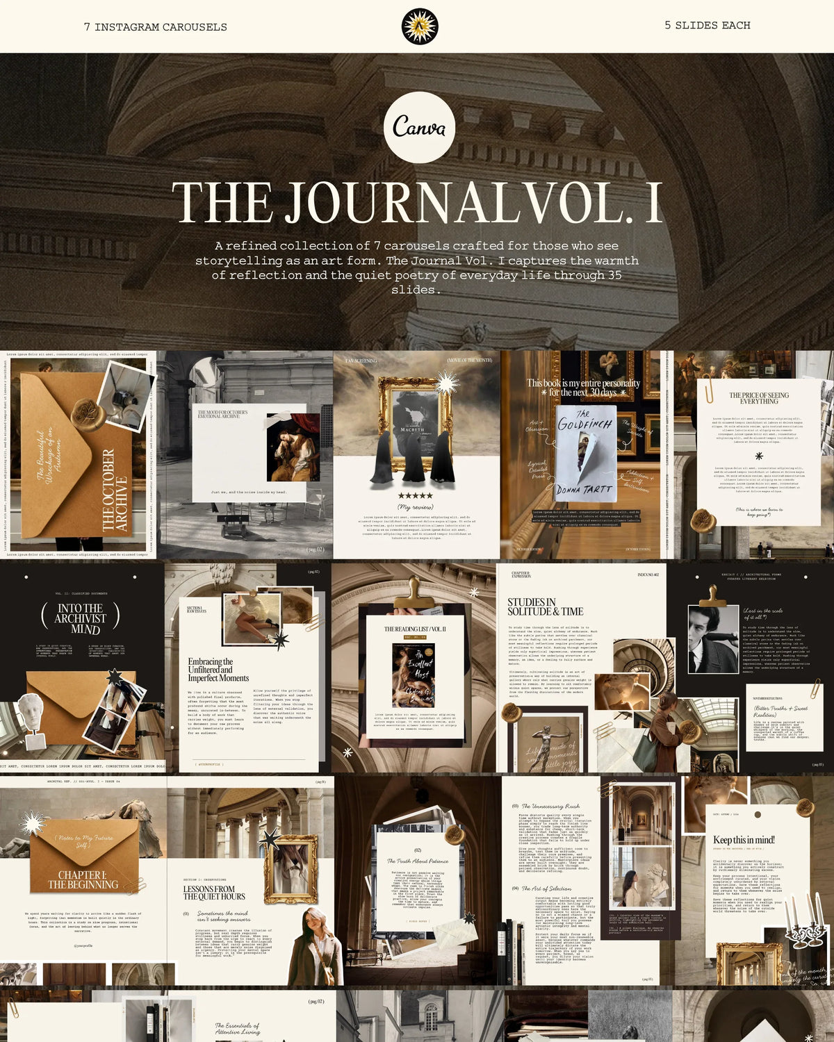 THE JOURNAL VOL.I | Instagram Carousel