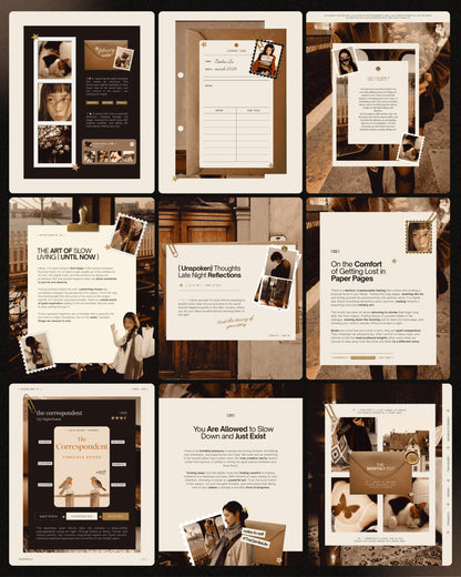 LETTERS & STARS | Instagram Post Templates